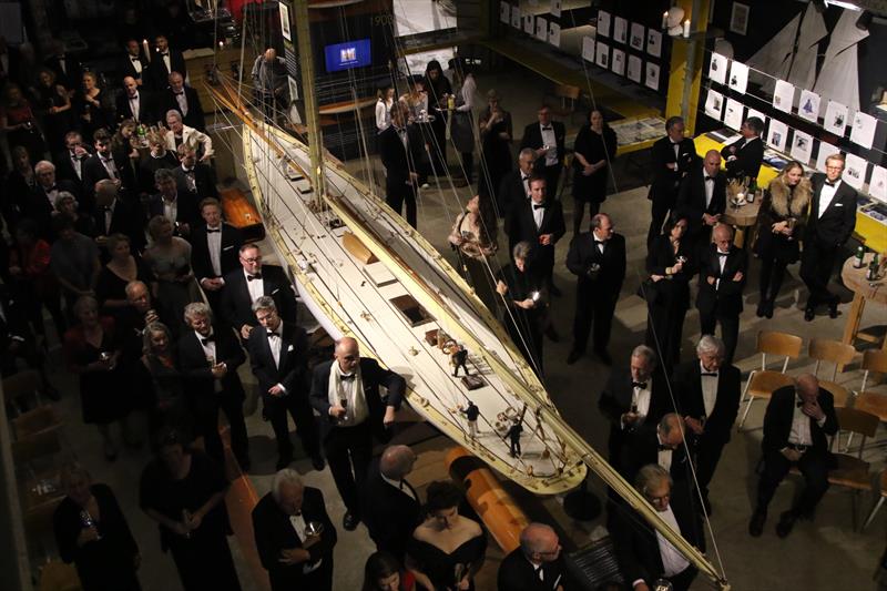 The Herreshoff Marine Museum loaned its 1/6th scale model of Reliance -America's Cup Hall of Fame Induction - November , 2019 - Yachting  Heritage Centre, Flensburg, Germany photo copyright Katrin Storsberg taken at Flensburger Segel-Club and featuring the ACC class