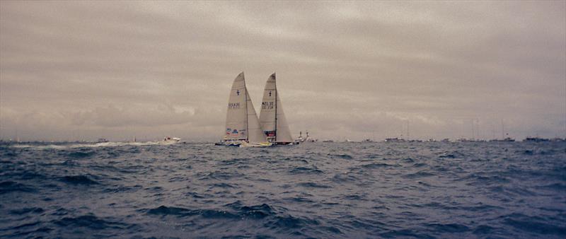 - 1995 America's Cup, San Diego, May 13, 1995 photo copyright Montgomery Family Archive taken at San Diego Yacht Club and featuring the ACC class