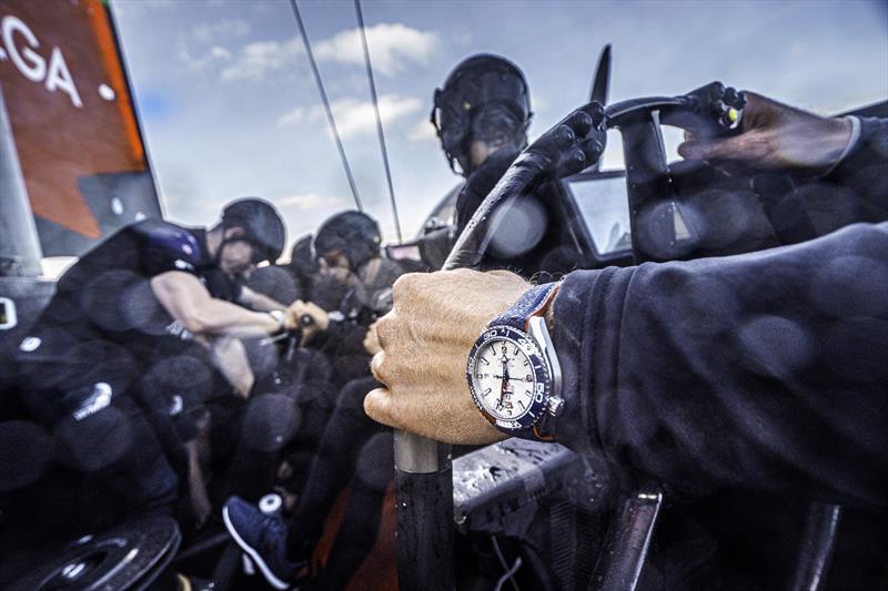 Omega in action aboard Emirates Team New Zealand's AC75 'Te Aihe' on the Waitemata Harbour in Auckland, New Zealand  photo copyright Emirates Team New Zealand taken at Royal New Zealand Yacht Squadron and featuring the ACC class