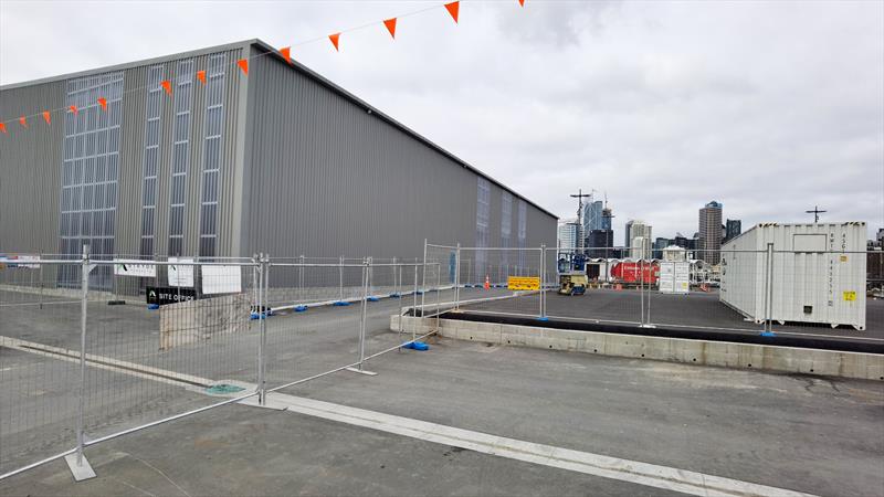 INEOS Team UK base construction - America's Cup - Auckland - July 4, 2020 - photo © Richard Gladwell / Sail-World.com