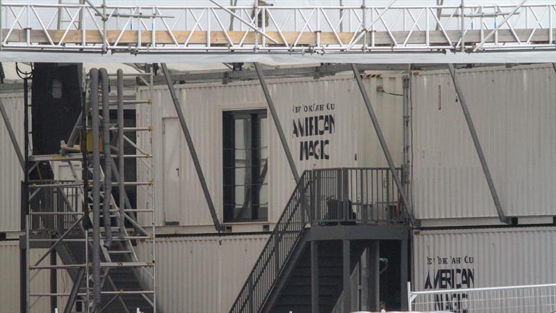 American Magic - containers become workshops - Wynyard Basin - Auckland - America's Cup 36 - July 24, 2020 - photo © Richard Gladwell / Sail-World.com