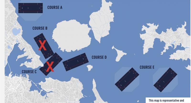 America's Cup courses will now consist of one racing venue and two foul wind venues photo copyright America's Cup Media taken at Royal New Zealand Yacht Squadron and featuring the ACC class