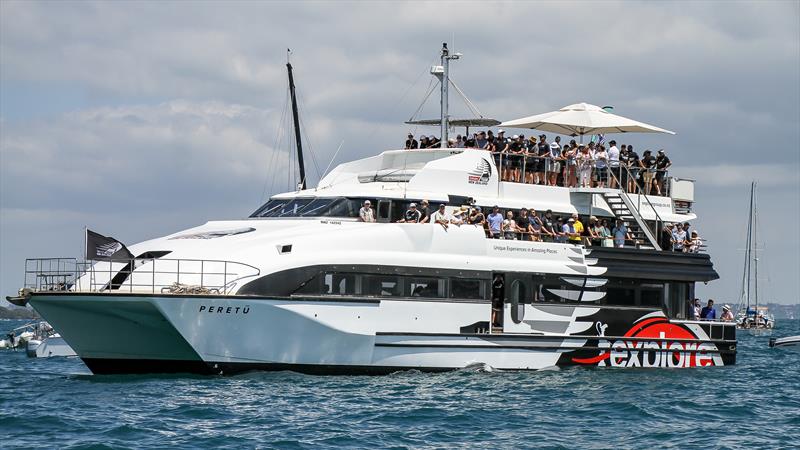 Fully loaded - America's Cup World Series - December 2020 photo copyright Richard Gladwell / Sail-World.com taken at Royal New Zealand Yacht Squadron and featuring the ACC class