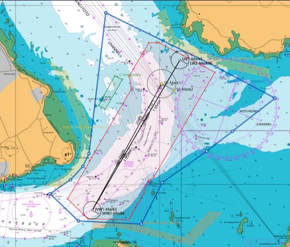 Course Location - Prada Cup Semi Final - Day 1 - Waitemata Harbour  - January 29, 2021 - America's Cup 36 - photo © Prada Cup Media