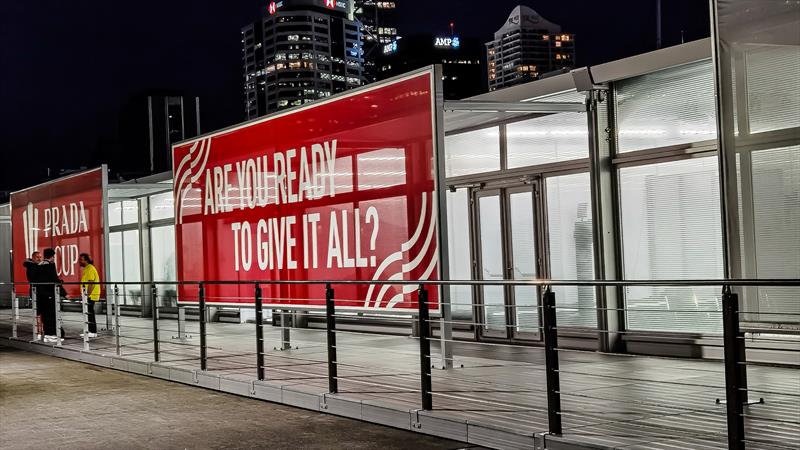 Prada Cup Media Centre was closed for three days due to a COVID lockdown in Auckland - February 14, 2021 - America's Cup 36 - photo © Richard Gladwell / Sail-World.com