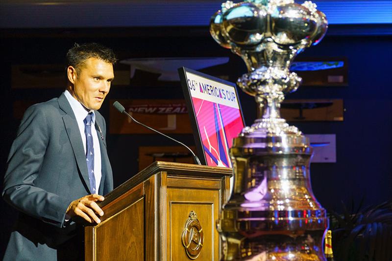 Aaron Young - 2021 America's Cup Hall of Fame Induction Ceremony, March 19, 2021 - Royal New Zealand Yacht Squadron - photo © Luca Butto Studio Borlenghi