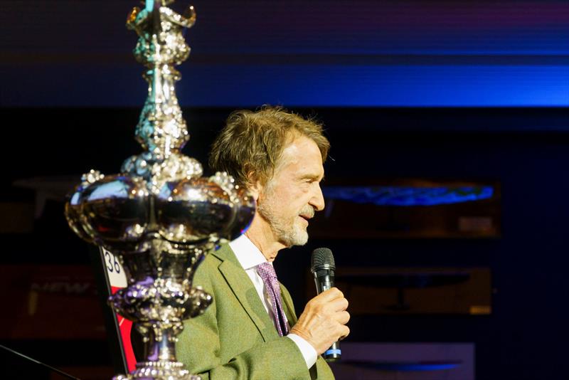 Sir Jim Ratcliffe - 2021 America's Cup Hall of Fame Induction Ceremony, March 19, 2021 - Royal New Zealand Yacht Squadron photo copyright Luca Butto Studio Borlenghi taken at Royal New Zealand Yacht Squadron and featuring the ACC class