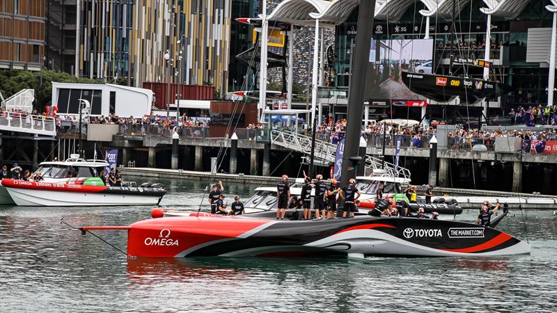 Emirates Team NZ prepare to leave their base - America's Cup - Day 6 - March 16, 2021 - photo © Richard Gladwell / Sail-World.com / nz