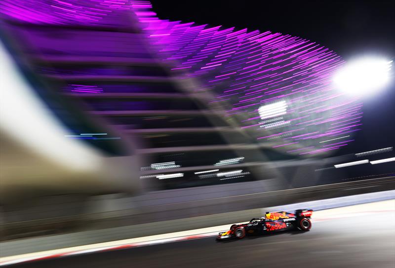 Max Verstappen of the Netherlands driving the (33) Red Bull Racing RB16B Honda during qualifying ahead of the F1 Grand Prix of Abu Dhabi at Yas Marina Circuit on December 11, in Abu Dhabi, UAE photo copyright Clive Rose/Getty Images taken at Société Nautique de Genève and featuring the ACC class
