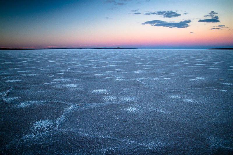 Lake Gairdner, South Australia- venue for ETNZ's wind powered land speed record attempt - May 2022 photo copyright Mt Ive taken at Royal New Zealand Yacht Squadron and featuring the ACC class
