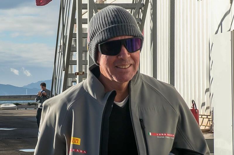 Top Olympic coach and AC weather analyst, Hamish Willcox on his way to join the Luna Rossa Prada Pirelli sailing team photo copyright AC37 Joint Recon taken at Circolo della Vela Sicilia and featuring the ACC class