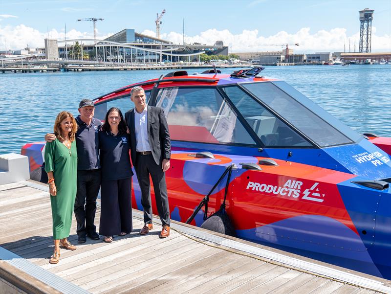 Emirates Team NZ and America's Cup Event have announced new partnerships involving the hydrogen powered Chase Zero photo copyright Emirates Team New Zealand taken at Royal New Zealand Yacht Squadron and featuring the ACC class