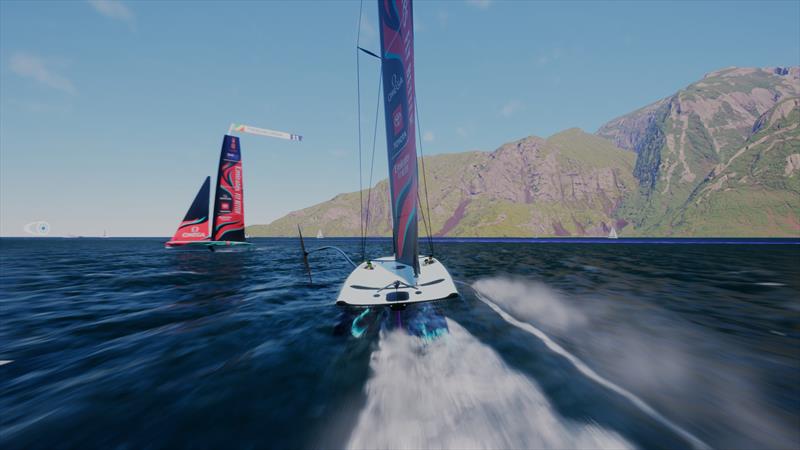 Screen-shots of the new e-Sailing game to be released by Emirates Team New Zealand  photo copyright Emirates Team New Zealand taken at Royal New Zealand Yacht Squadron and featuring the ACC class