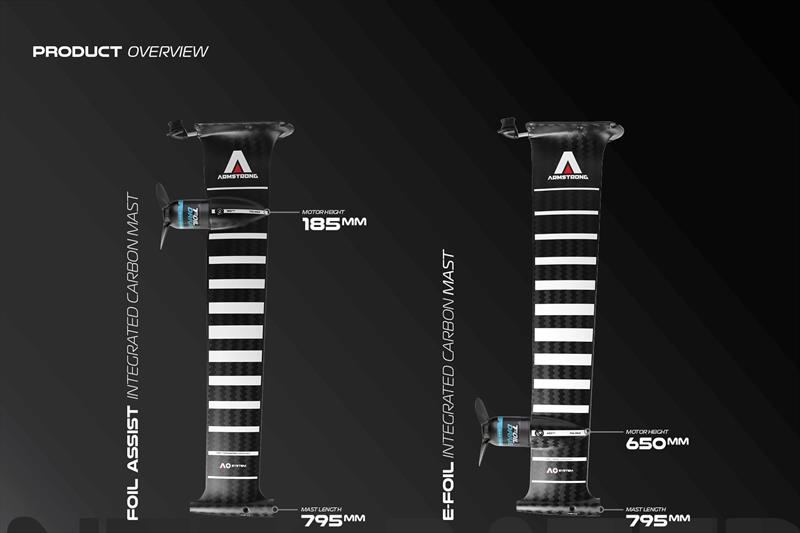 Armstrong carbon mast and foil drive - October 2025 - photo © Armstrong Foils