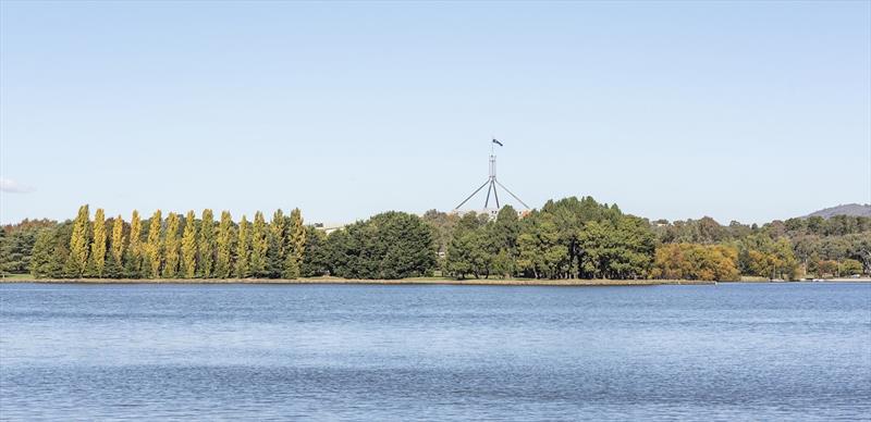 Lake Burley Griffin will create a stadium environment for the Sharpies - Australian Sharpie Nationals photo copyright Harry Fisher taken at  and featuring the Australian Sharpie class