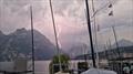 Lightning strike during the B14 Worlds at Lake Garda © Russ Gibbs