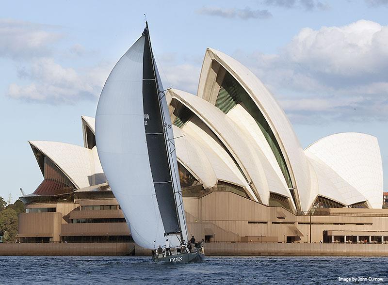 The Beneteau First Yacht 53, Odin, is a commanding type of vessel, and quite captivating too. This is one of the owner's favourite shots of her photo copyright John Curnow taken at  and featuring the Beneteau class