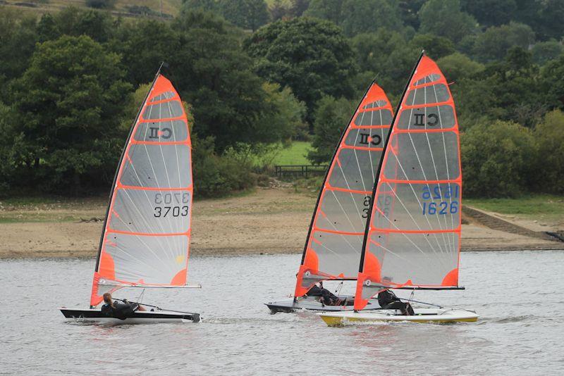 Race 3 - Byte open meeting at Combs photo copyright John Saunders taken at Combs Sailing Club and featuring the Byte class