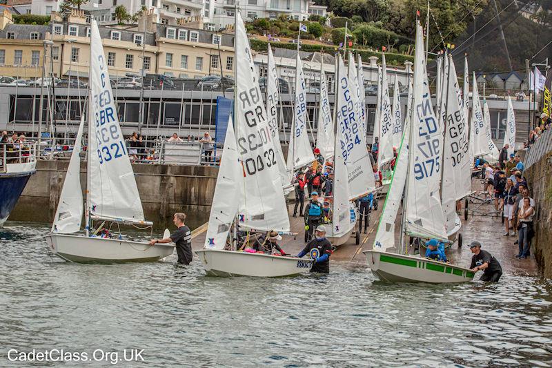 Cadet Europeans at Torbay - photo © Tim Hampton / www.cadetclass.org.uk