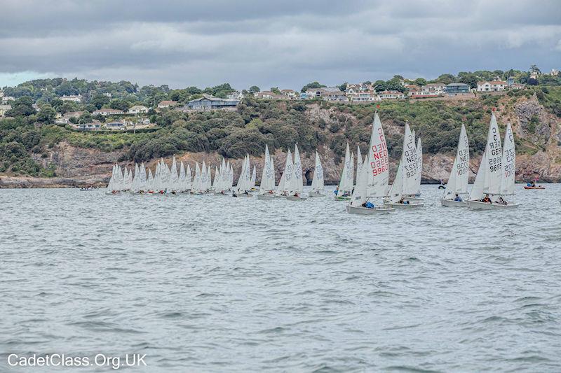 Cadet Europeans at Torbay - photo © Tim Hampton / www.cadetclass.org.uk