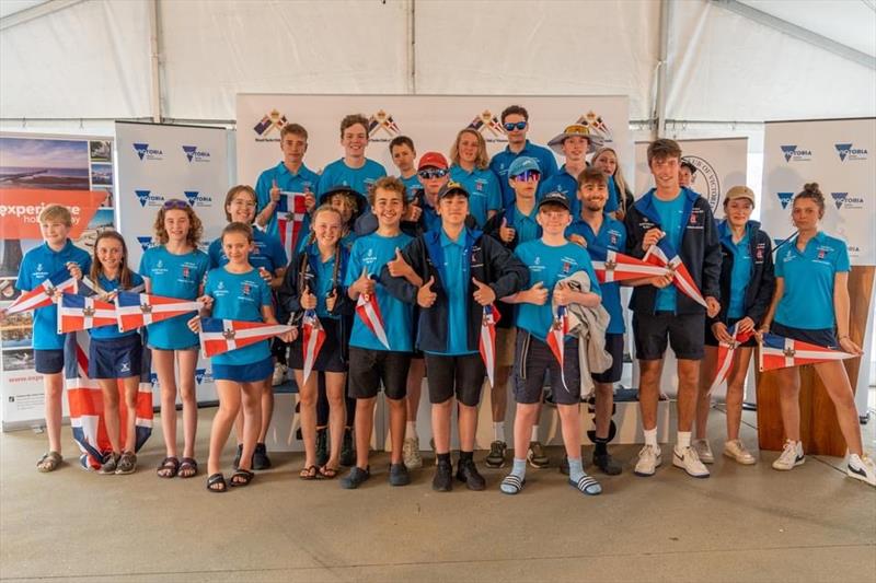 Cadet Worlds in Melbourne Prize Giving photo copyright FSR Industries - Media House taken at Royal Yacht Club of Victoria and featuring the Cadet class