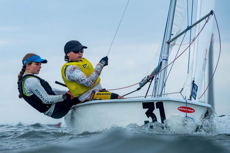 Emily and Sara Melrose photo copyright FSR Industries for Downundersail taken at Royal Yacht Club of Victoria and featuring the Cadet class