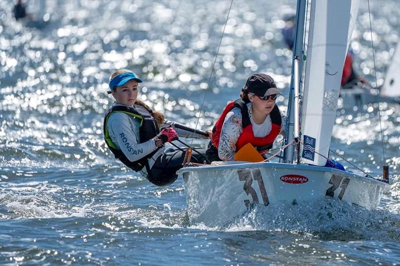 Emily and Sara Melrose photo copyright FSR Industries for Downundersail taken at Royal Yacht Club of Victoria and featuring the Cadet class