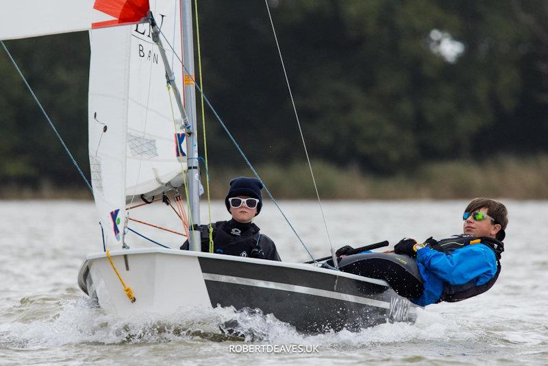 Cadet Open Meeting at Waldringfield photo copyright Robert Deaves / www.robertdeaves.uk taken at Waldringfield Sailing Club and featuring the Cadet class