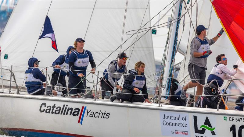 The Port of Los Angeles/Cal Maritime Harbor Cup Regatta photo copyright Los Angeles Yacht Club taken at Los Angeles Yacht Club and featuring the Catalina 37 class