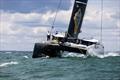The maxi catamaran Allegra is most used to racing in strong conditions