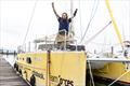 Triple amputee Craig Wood arrives in Hiroshima, Japan to become the world first to sail across the Pacific
