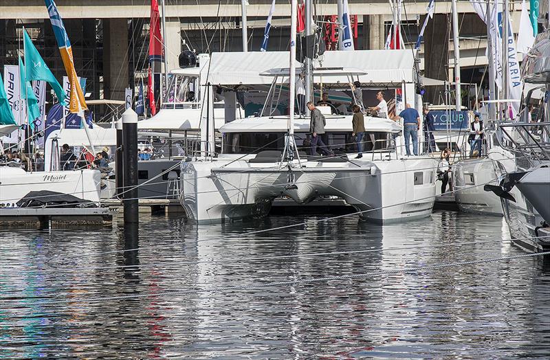 The VPLP penned new Lagoon 46 with her very distinctive hull forms. - photo © John Curnow