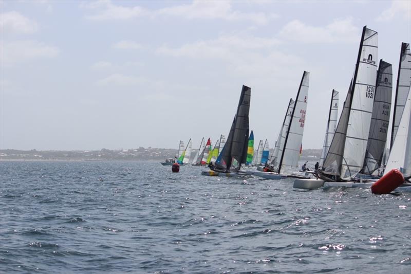 WAXIT National Championship photo copyright Kathy Miles taken at Jervoise Bay Sailing Club and featuring the Catamaran class