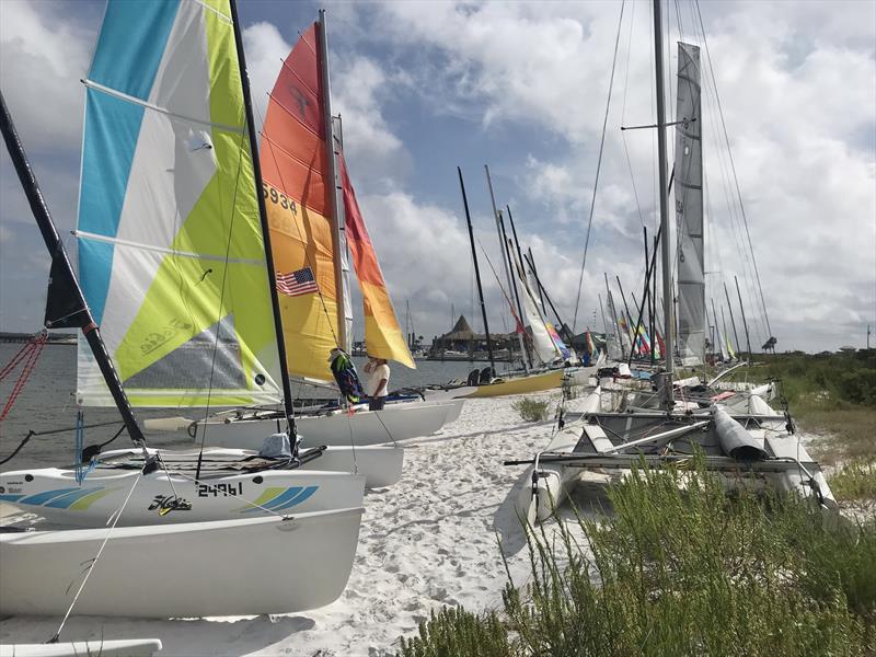 Life is rough at the Juana Good Time Regatta photo copyright Juana Good Time Regatta taken at New York Yacht Club and featuring the Catamaran class