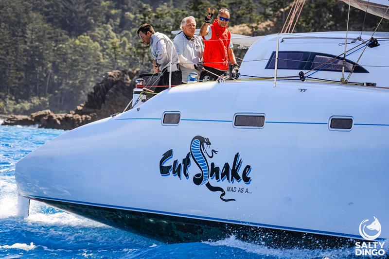 Multihull Cut Snake - Hamilton Island Race Week 2023 photo copyright Salty Dingo taken at Hamilton Island Yacht Club and featuring the Catamaran class