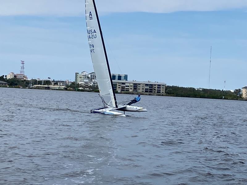 A Class Cat racecourse acion - photo © Melbourne Yacht Club, 2022 Melbourne, FL