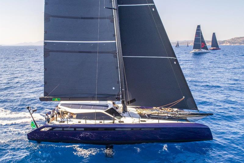 Don Wilson's Convexity racing off Sardinia at last year's Maxi Yacht Rolex Cup - photo © IMA / Studio Borlenghi