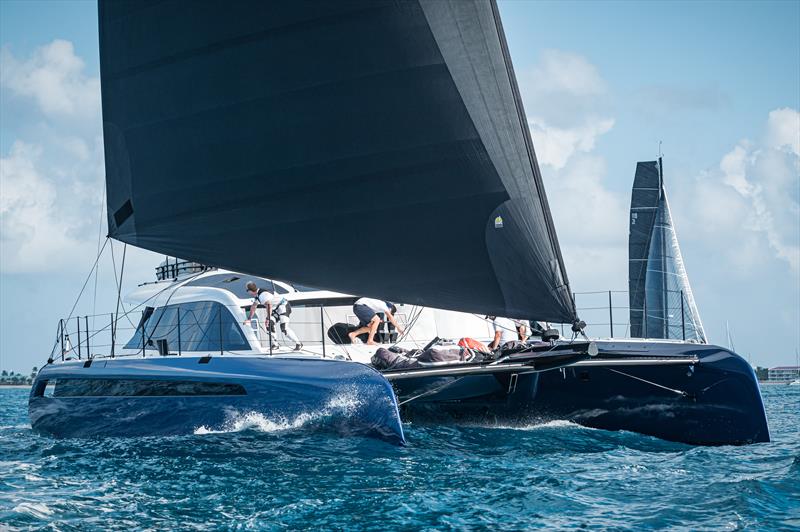 Layla on day 1 of the Caribbean Multihull Challenge