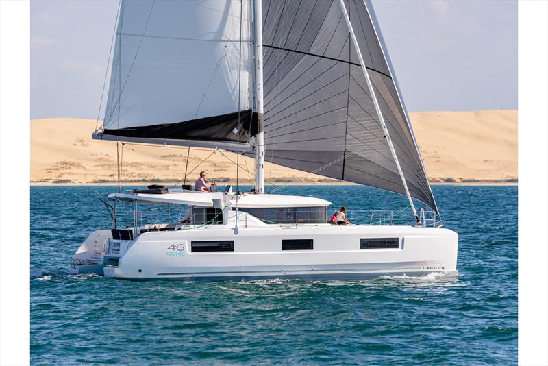 Lagoon 46 Iconic exterior photo copyright Beneteau Group taken at  and featuring the Catamaran class
