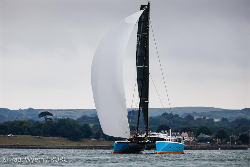 Ocean Fifty Calamity - Transatlantic Race 2025 photo copyright Paul Wyeth / RORC taken at New York Yacht Club and featuring the Catamaran class