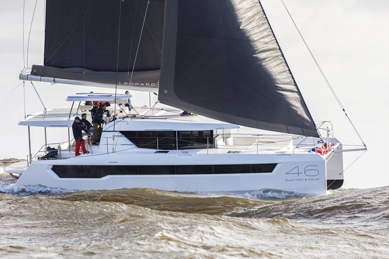 Leopard 46 Sail - Electric Drive photo copyright Leopard Catamarans taken at  and featuring the Catamaran class