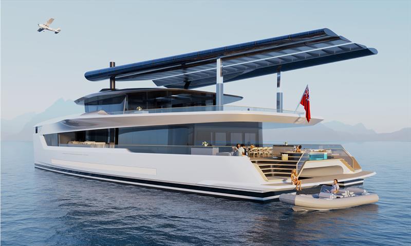 Dragonfly Aft Deck photo copyright Dixon Yacht Design taken at  and featuring the Catamaran class