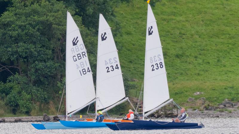 Sailability Scotland's Challenger Travellers at Loch Earn photo copyright Stephen Phillips taken at Loch Earn Sailing Club and featuring the Challenger class