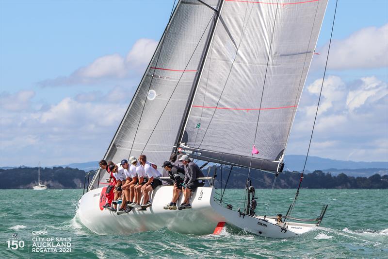 CBRE City of Sails Auckland Regatta - March 2021 photo copyright Andrew Delves taken at Royal New Zealand Yacht Squadron and featuring the Class 40 class