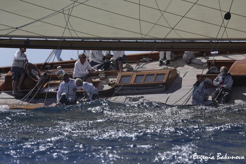 Final day of  Classic Yachts participating in the  Regates Royales Cannes, September 2019.  - photo © Eugenia Bakunova / www.mainsail.ru