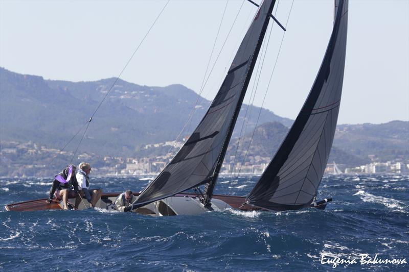 Final day of  Classic Yachts participating in the  Regates Royales Cannes, September 2019 photo copyright Eugenia Bakunova / www.mainsail.ru taken at Yacht Club de Cannes and featuring the Classic Yachts class