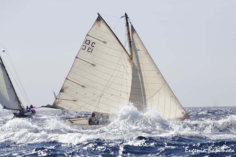 Final day of  Classic Yachts participating in the  Regates Royales Cannes, September 2019 photo copyright Eugenia Bakunova / www.mainsail.ru taken at Yacht Club de Cannes and featuring the Classic Yachts class