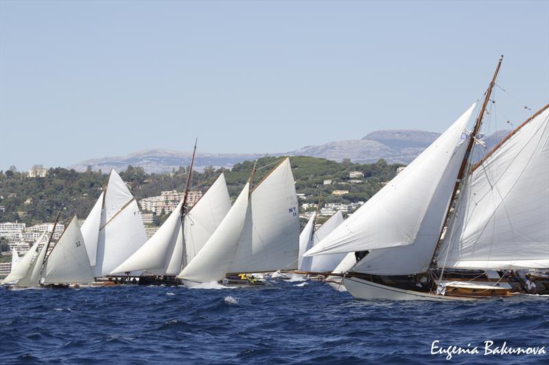 Final day of  Classic Yachts participating in the  Regates Royales Cannes, September 2019 photo copyright Eugenia Bakunova / www.mainsail.ru taken at Yacht Club de Cannes and featuring the Classic Yachts class