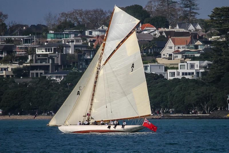 Ariki - Doyle Sails Winter Series - Royal New Zealand Yacht Squadron, June 19, photo copyright Richard Gladwell / Sail-World.com / nz taken at Royal New Zealand Yacht Squadron and featuring the Classic Yachts class