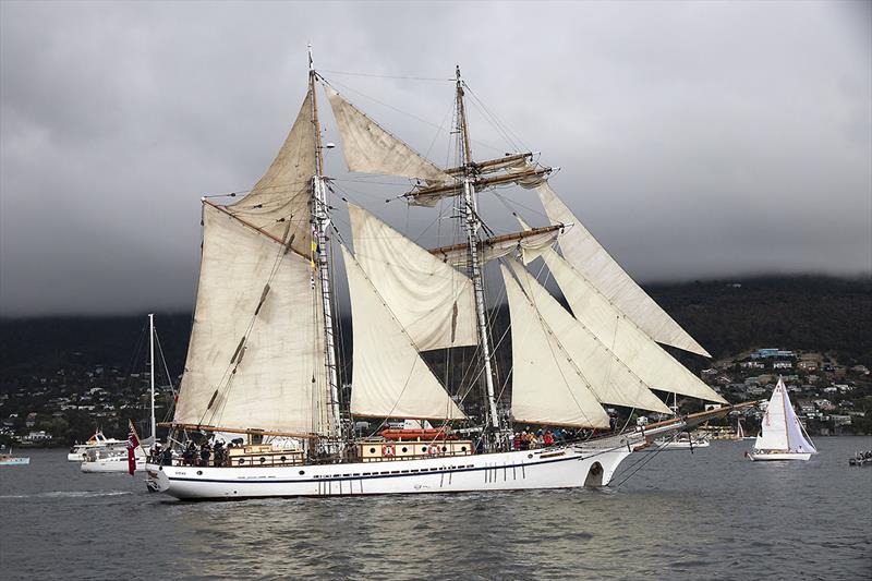 Grandeur at the 2023 Australian Wooden Boat Festival in Hobart - photo © John Curnow